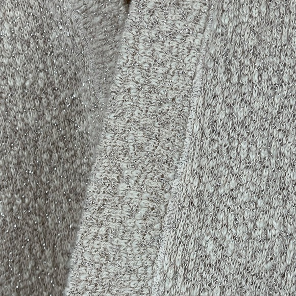 Splendid Pink Silver Duster Sweater Size L - Picture 3 of 6